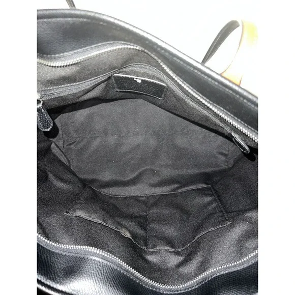 Coach X Peanuts Snoopy Leather City Zip Tote Black Shoulder Bag RARE F37273 - Picture 14 of 16